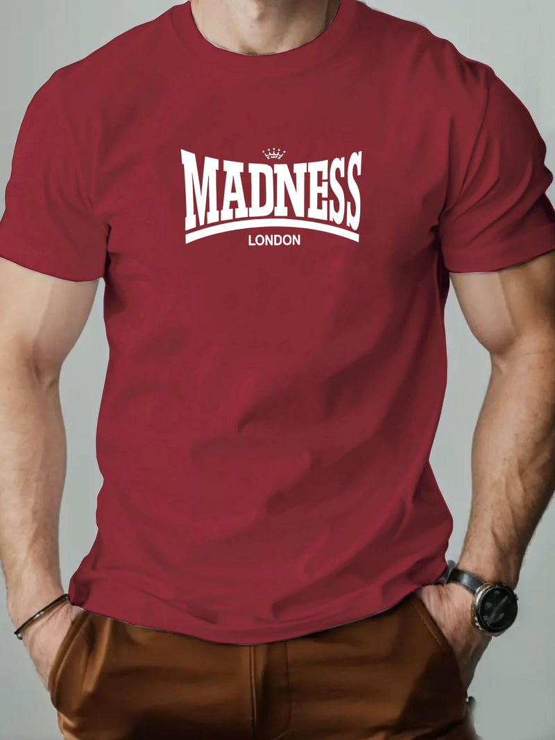 Men's "Madness London" Graphic T-Shirt.