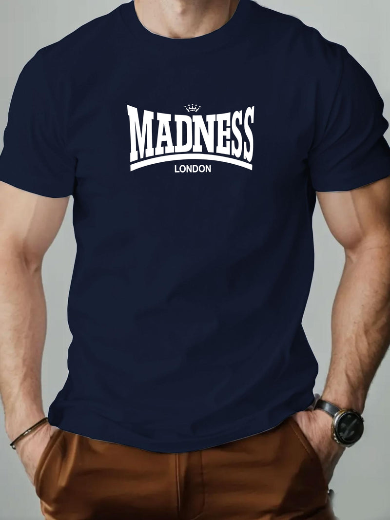 Men's "Madness London" Graphic T-Shirt.