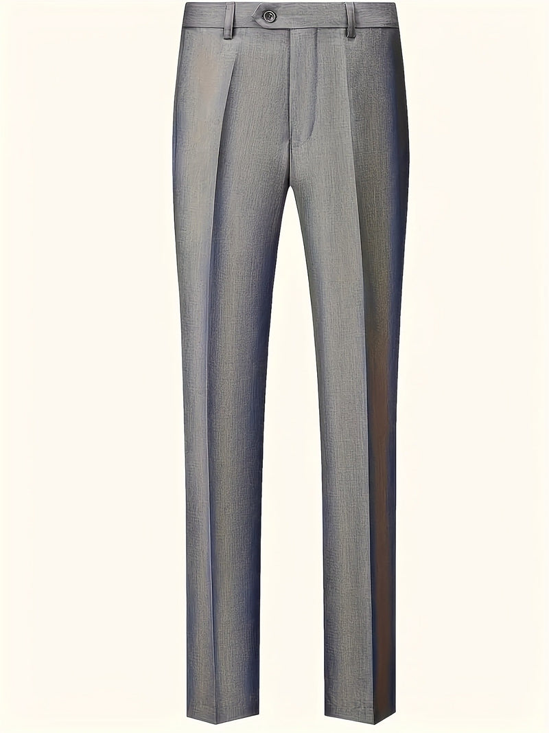 Men's 3pcs Suit Set, Including a Blazer, Vest, And Trousers.