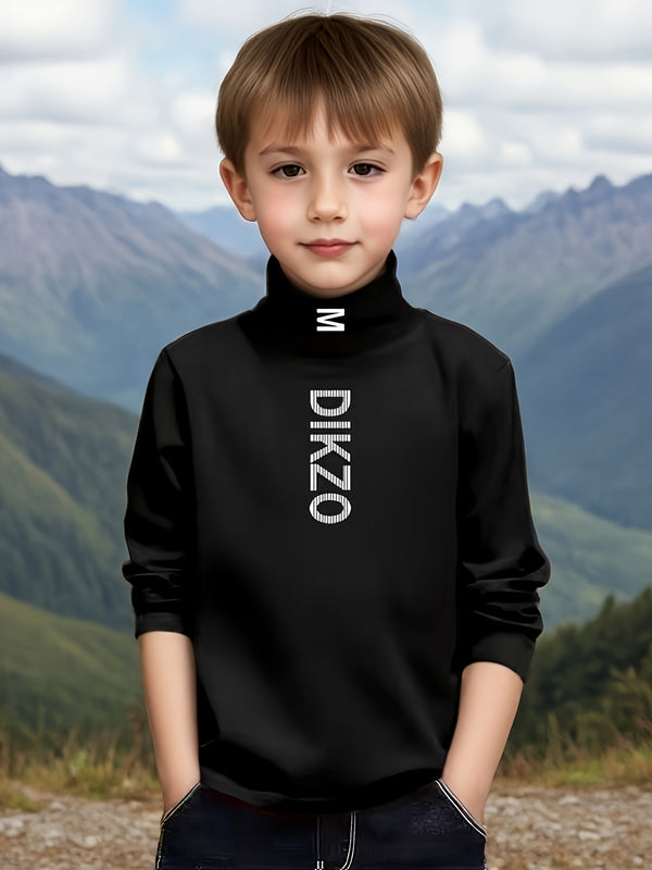 Autumn/Winter Children's Base Layer Shirt, New Heated Long-Sleeve T-Shirt.
