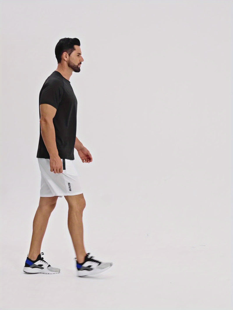 Men's Quick-Dry Ice Cooling Short Sleeve T-Shirt.