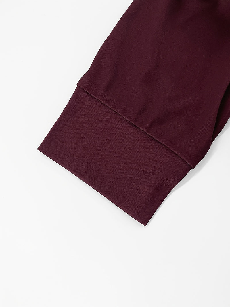 Men's Spring and Autumn Fashion New Long-Sleeve Stand-Collar Polo Shirt.