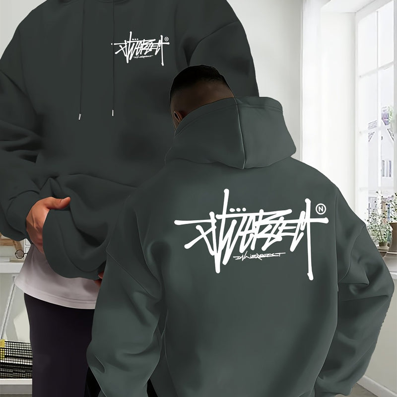 Men's Trendy Autumn-Winter Hooded Sweatshirt.