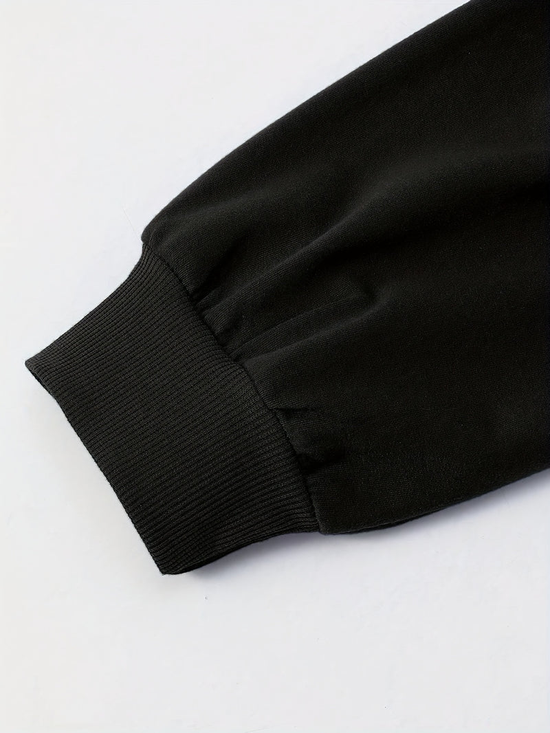 2pcs/Set Plus Size One-Shoulder Sweatshirt for Women’s