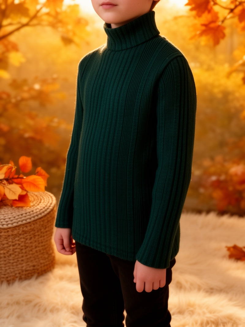2pcs Set Boys Long-sleeve Sweater.