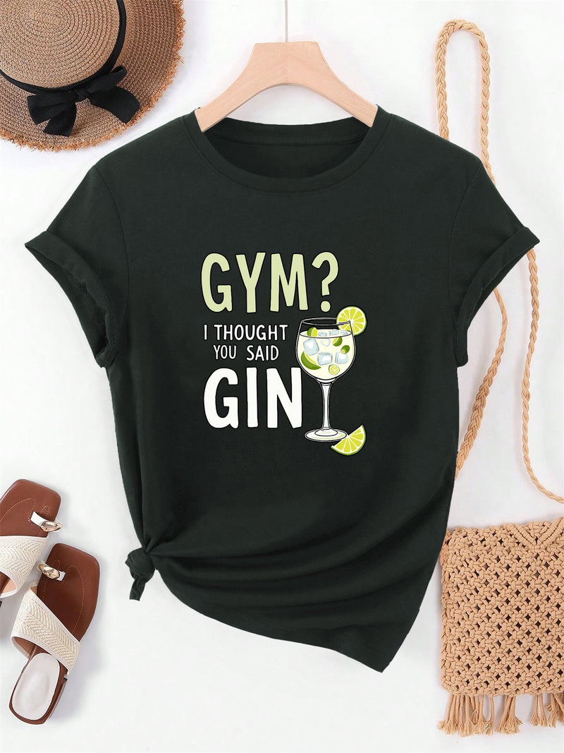 Women's Summer Casual Crew Neck Short Sleeve.