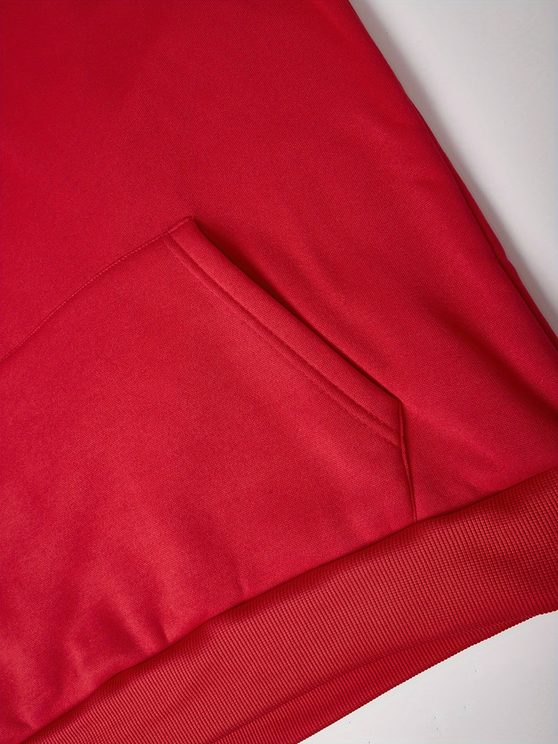 2pcs Men's Hooded Long-Sleeve Sweatshirt.