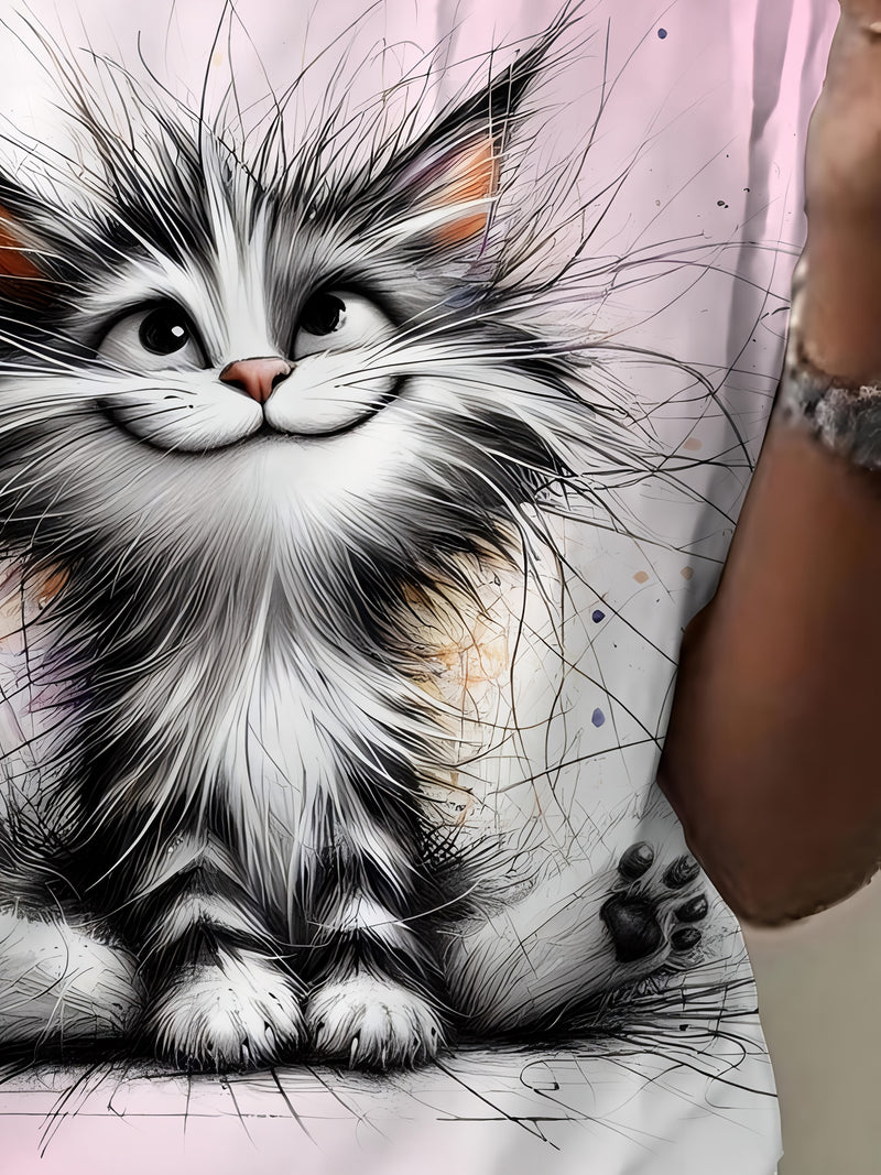 Elegant Women's Short Sleeve Round Neck Crew.