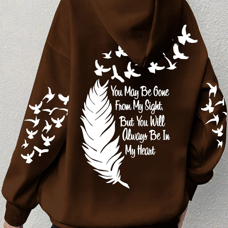 Women's Comfortable Graphic Hoodie.