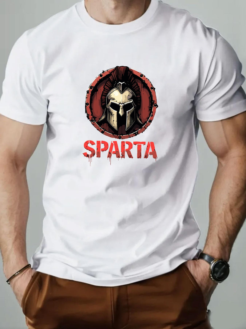 Men's Casual Crew Neck Short Sleeve T-Shirt.