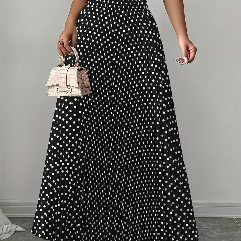 Elegant Women'S Midi Skirt, Long Skirt, Sun Pleats, Pleated Half Skirt.