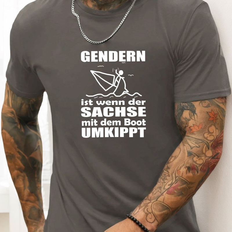 Men's Summer Casual Short-Sleeve T-Shirt.