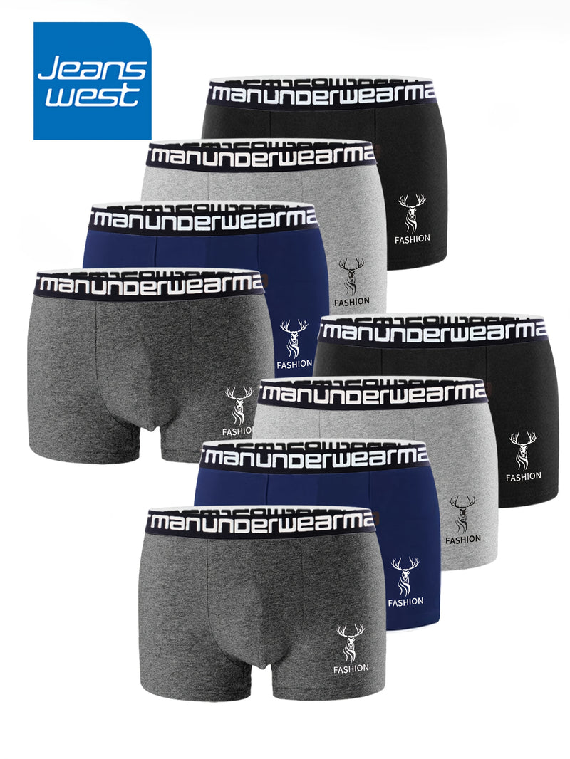 8-Pack Men's Boxer Briefs.