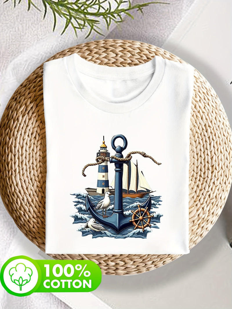 Women’s Short-Sleeve Round Neck T-Shirt.