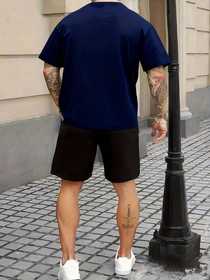 2pcs Summer Outfit for Men/Women, Soft Fabric Material.