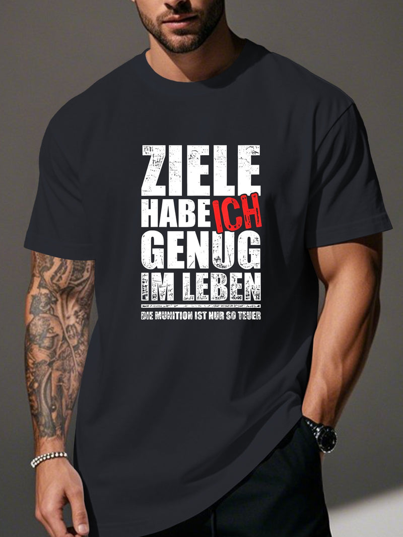 Men's T-Shirt with Funny German Humor.