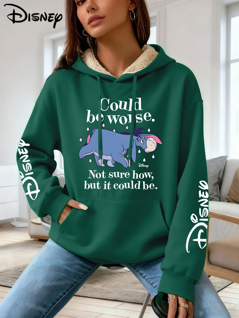 Women's Hooded Pocket Sweatshirt.