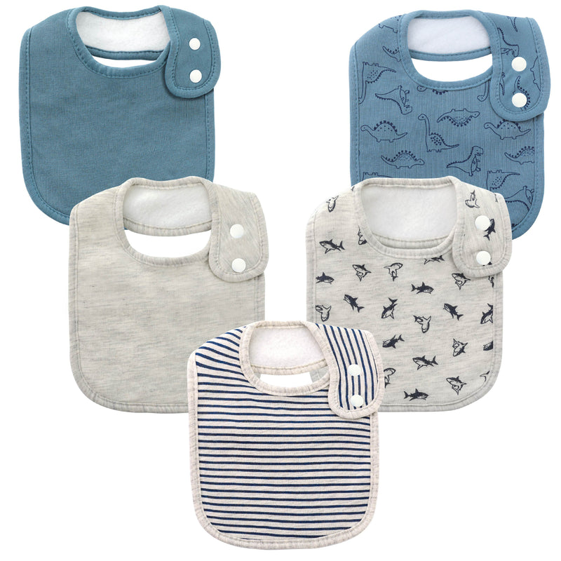 5pcs Super Soft & Absorbent Baby Bandana Drool Bibs.