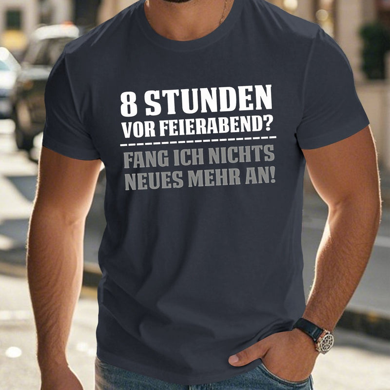 Men’s German Fun Proverbs Crinkle Plus Size T-Shirt.