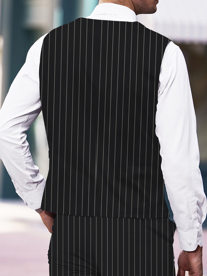 Fashionable Men's Two-Piece Set Consisting of a Vest And Trousers.