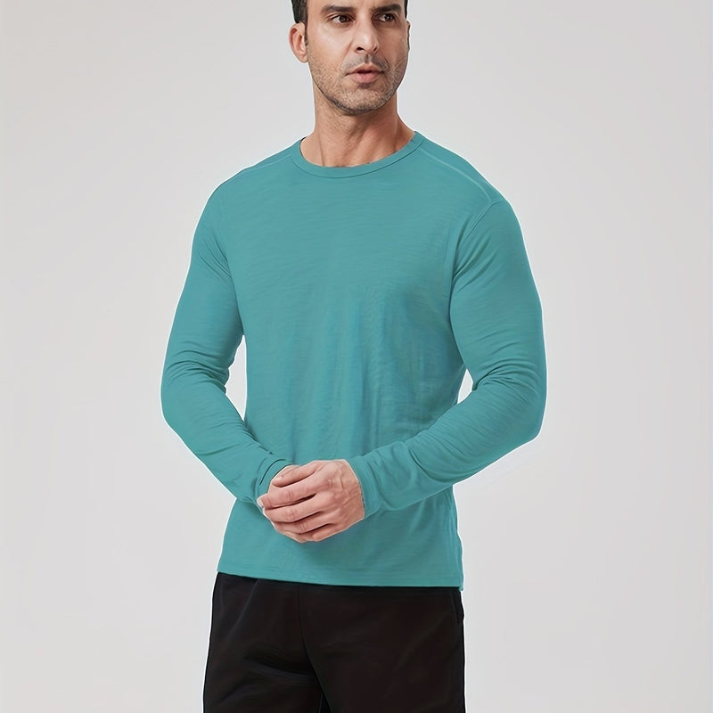 Men's Outdoor Quick-Dry Base Layer for Running, Made of Velvet Velvet.