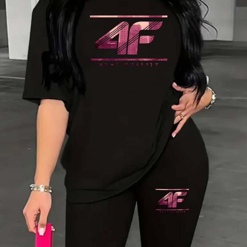 Women's Round Neck Short Sleeve Top.