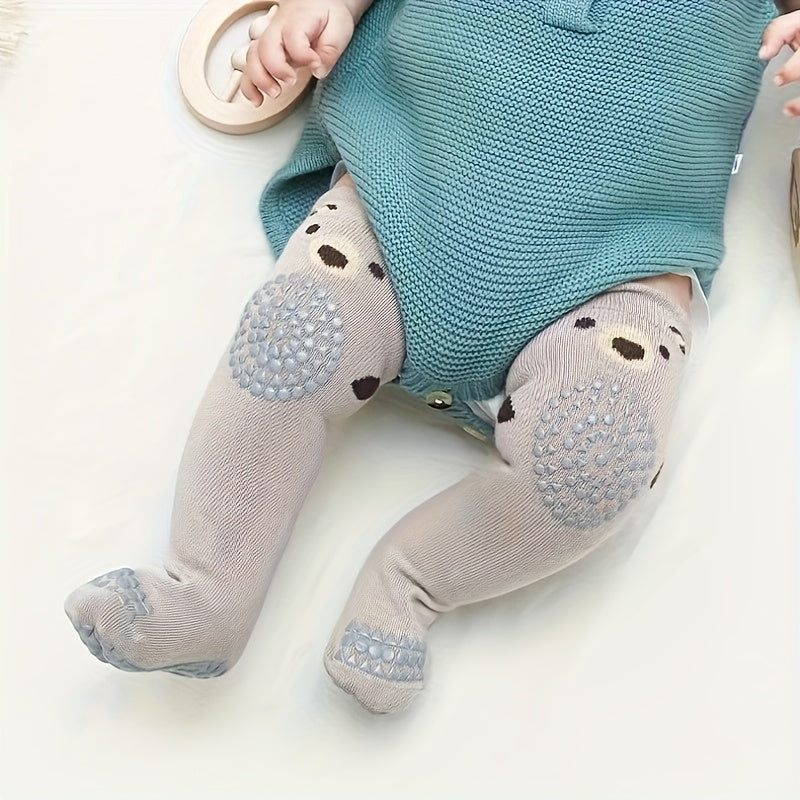 A Pair of Mid-Length Socks with Knee, Featuring Non-Slip And Collision-Resistant Designs.