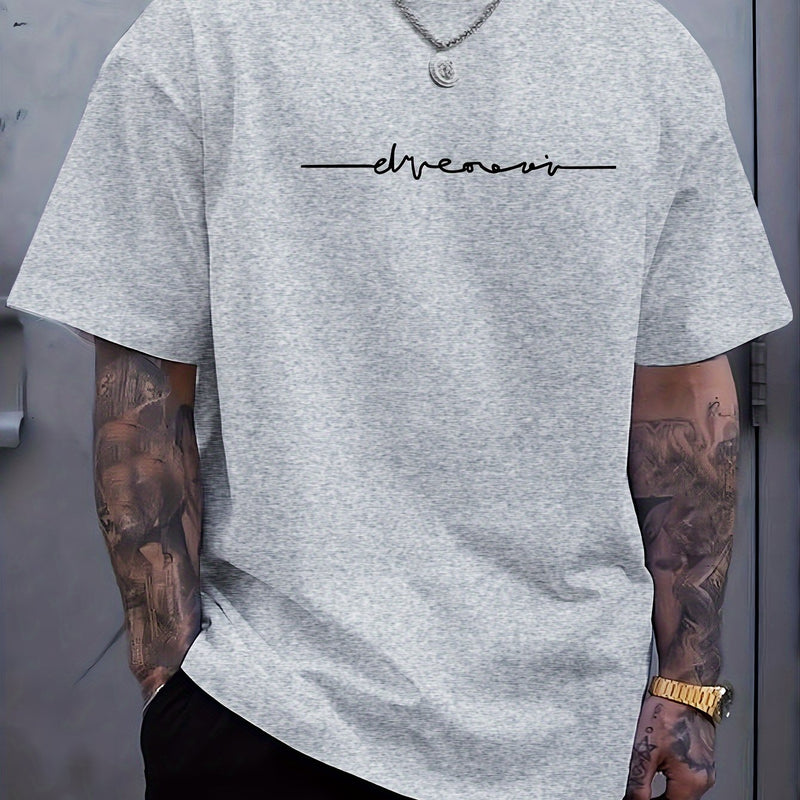 Men's Plus Size Short Sleeve T-Shirt.