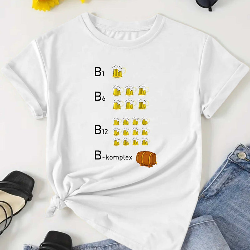 Women's T-Shirt with Short Sleeves.