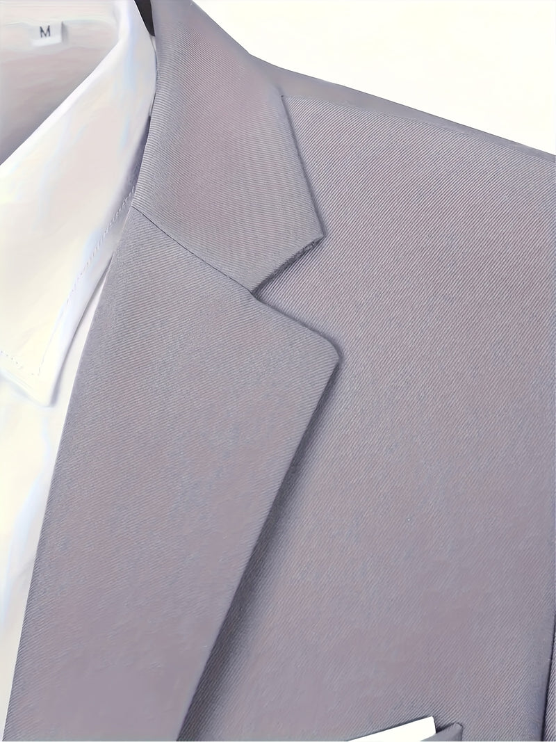 Men'S Premium Two-Piece Suit, Plus-Size Suit Set with Pants.