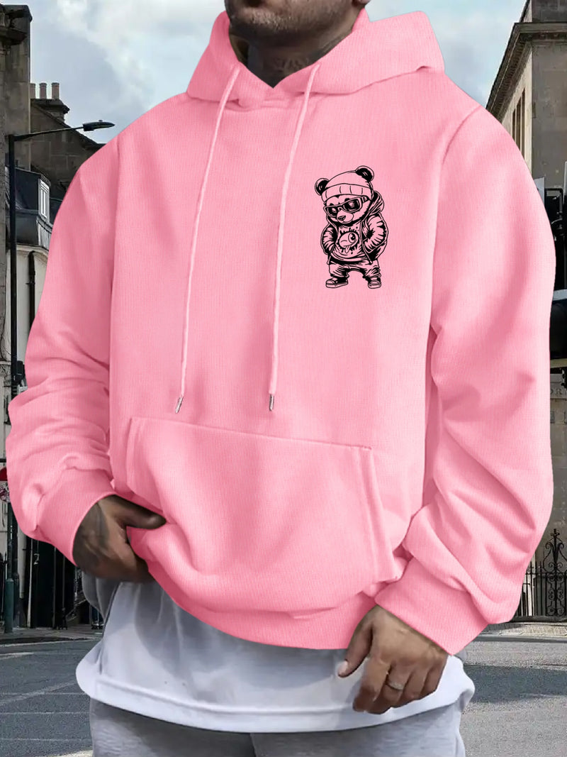 Men's Casual Hooded Sweatshirt.