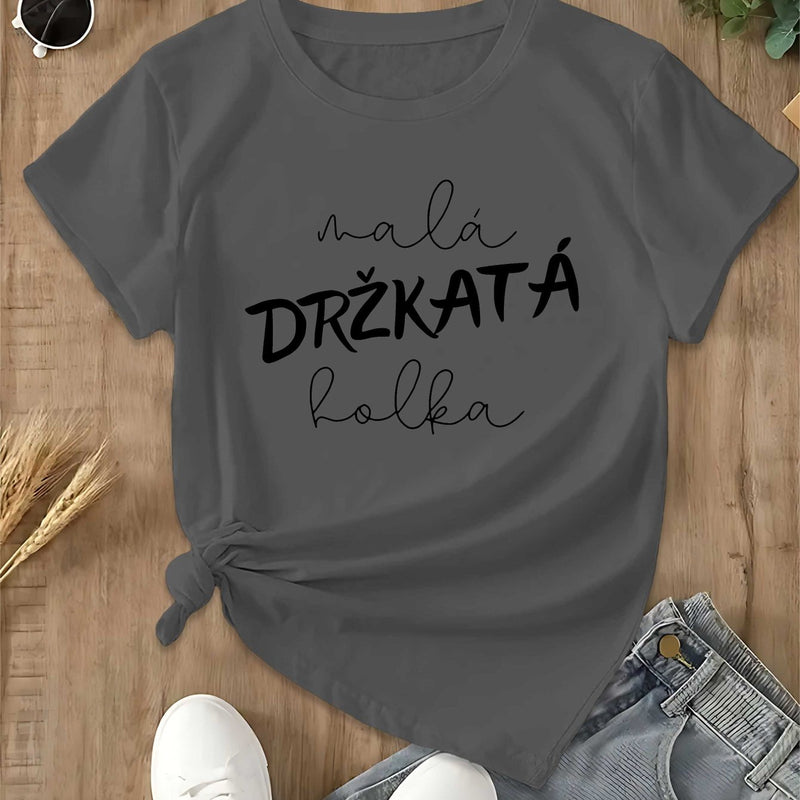 Women's T-Shirt with Short Sleeves.