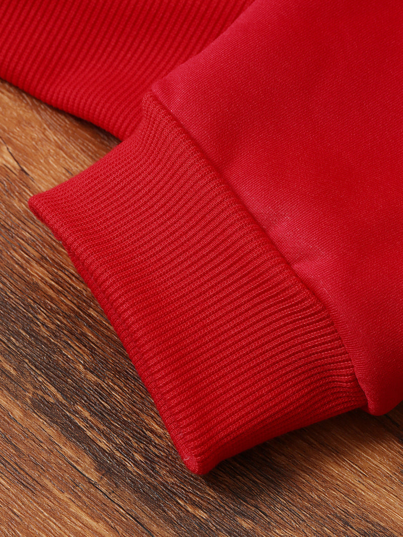 Women's Cozy Fleece-Lined Hoodie with Heart & Paw Print Design.