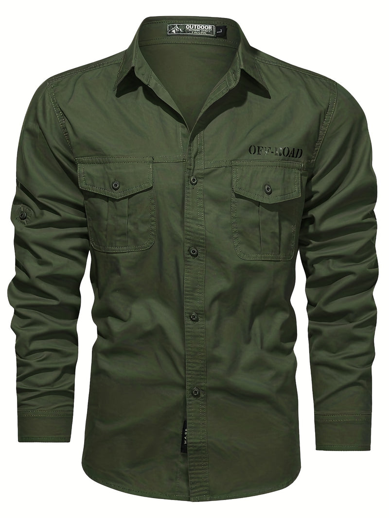 Men's Heavy-Duty Long Sleeve Shirt.