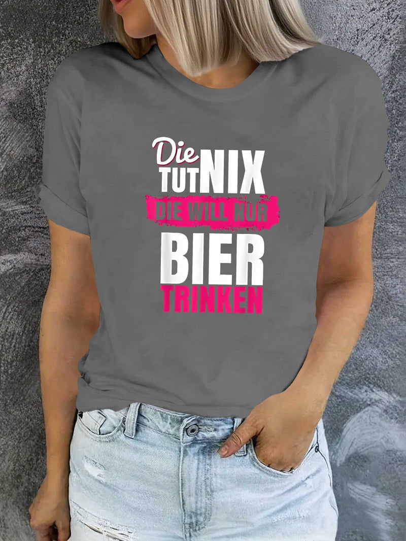 Women's Funny German Quote T-Shirt.