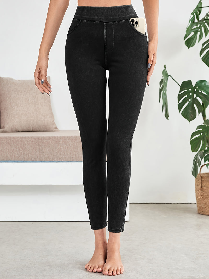 1pc of Elegant High-waist Jeans for Women.