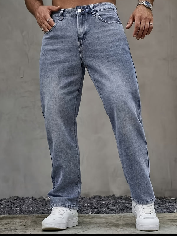Men's Classic Stretchable Elastic Denim Jeans.