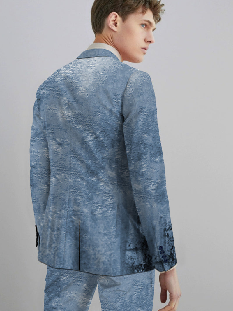 Men'S Suit Set  Blazer And Trousers, Featuring a Casual High-End.