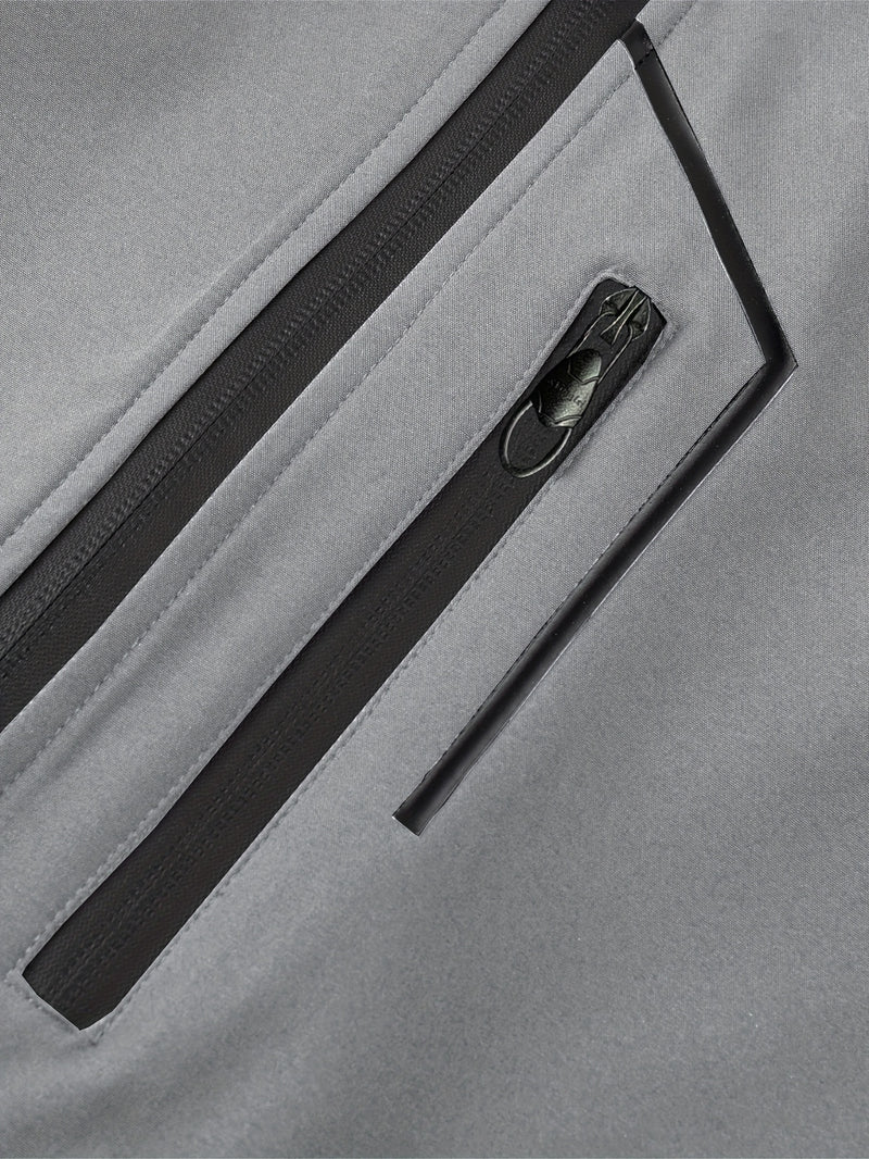 Men'S Casual Bomber Jacket | Spring-Autumn, Non-Stretch, Baseball Collar.