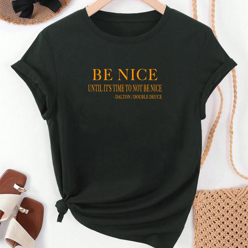 Women’s Graphic Summer Casual Short-Sleeve T-Shirt.