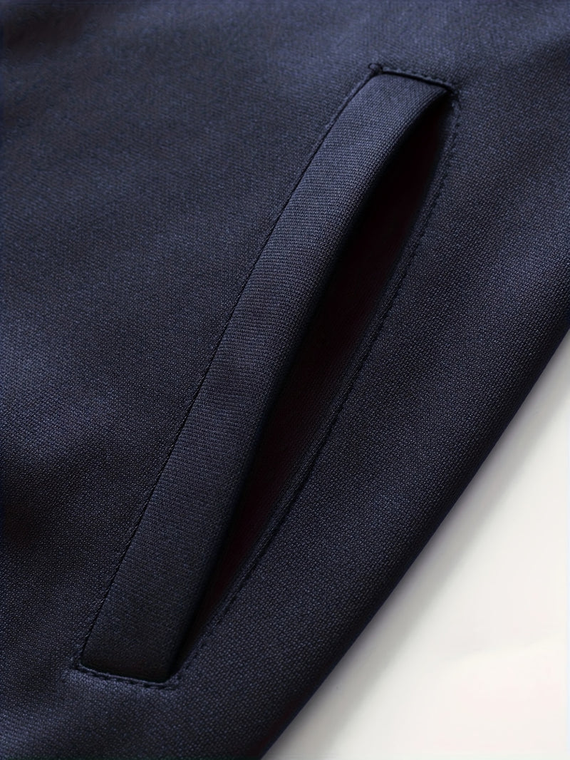 Men's Casual Sportswear Set: Two-Piece Suit.