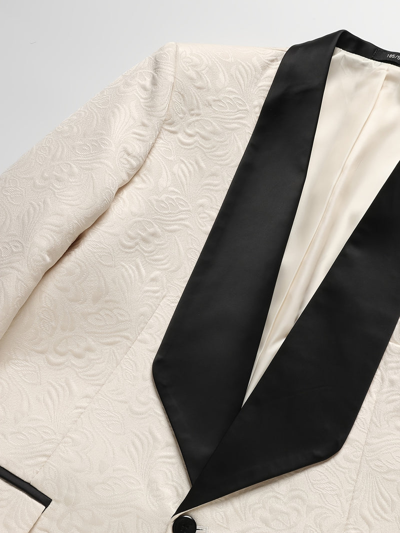 Men's Shawl Collar Suit Three-Piece.