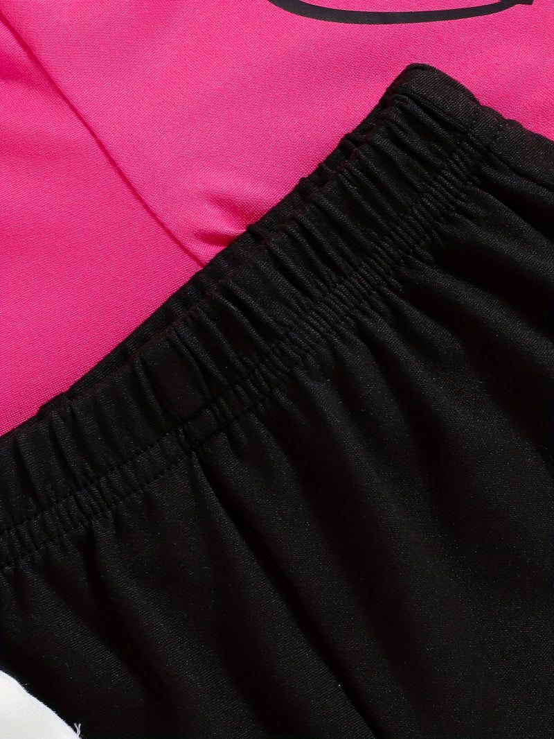 Directional Development of Spring And Summer New Cute Love Letter Printed Short.