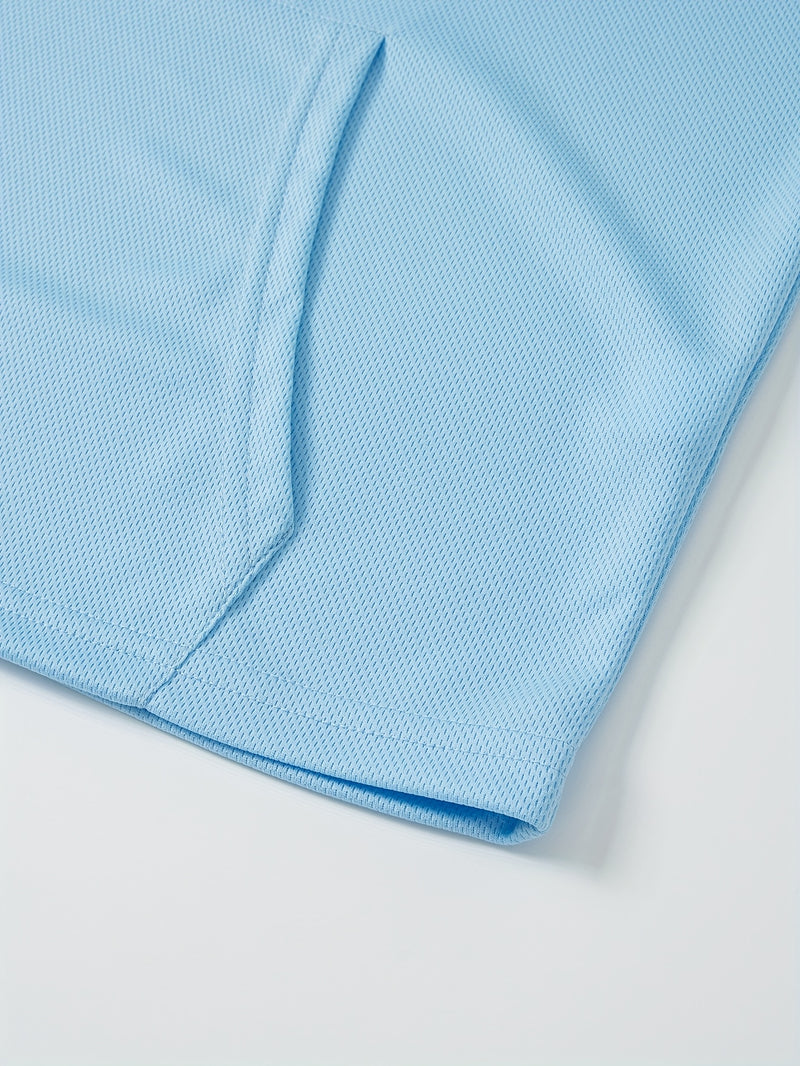 Five-Pack Summer Solid Color Men's Hooded Sweatshirts with Pockets.