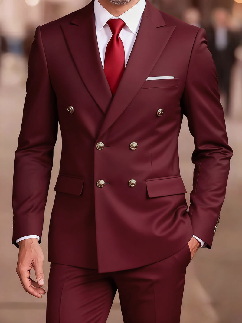 Men's Suit Set with 2pcs, Including a Blazer And Trousers.