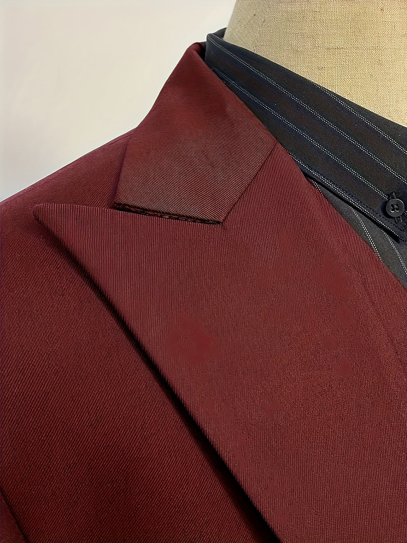 A Three-Piece Suit for Men Suitable for Weddings And Formal Occasions.