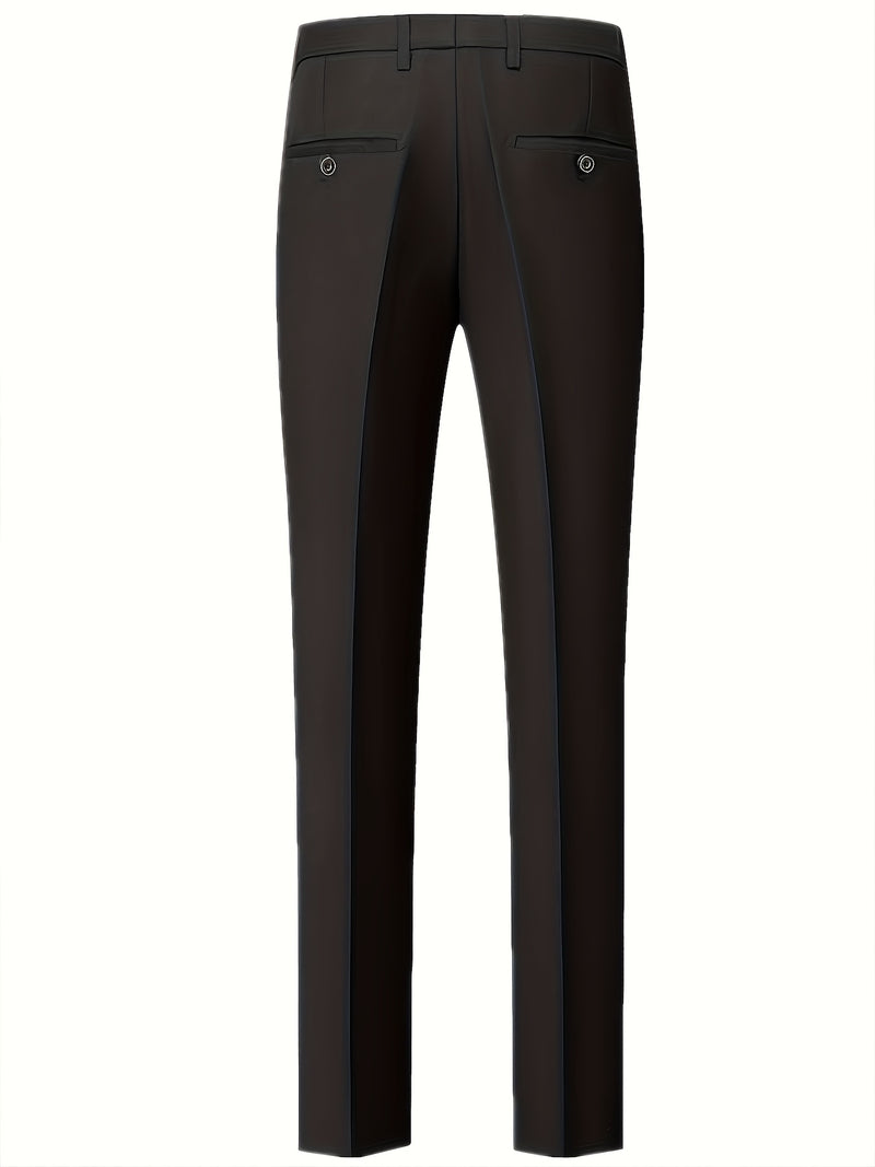 Men's 2pcs Wedding Suit Set - Slim Fit Business Suit Jacket.