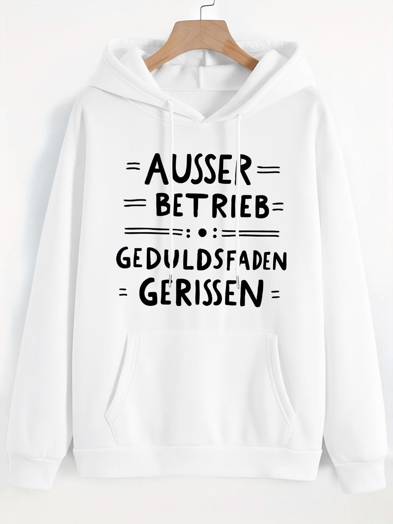 Women’s Drawstring Casual Hooded Sweatshirt for Winter & Fall.