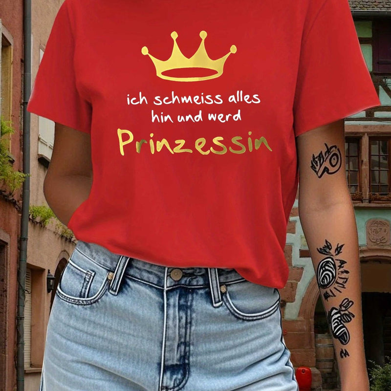 Women's Funny German Quote T-Shirt.