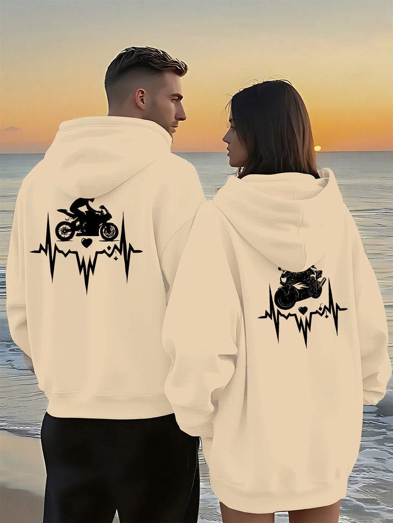 Couple Hoodies in a Casual Style.
